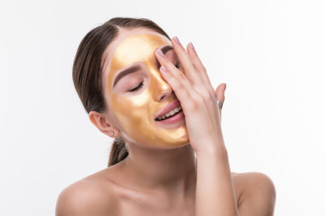 gold facial golden girl