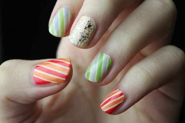 middlepathspa_beautiful nail wraps how to apply nail wrap