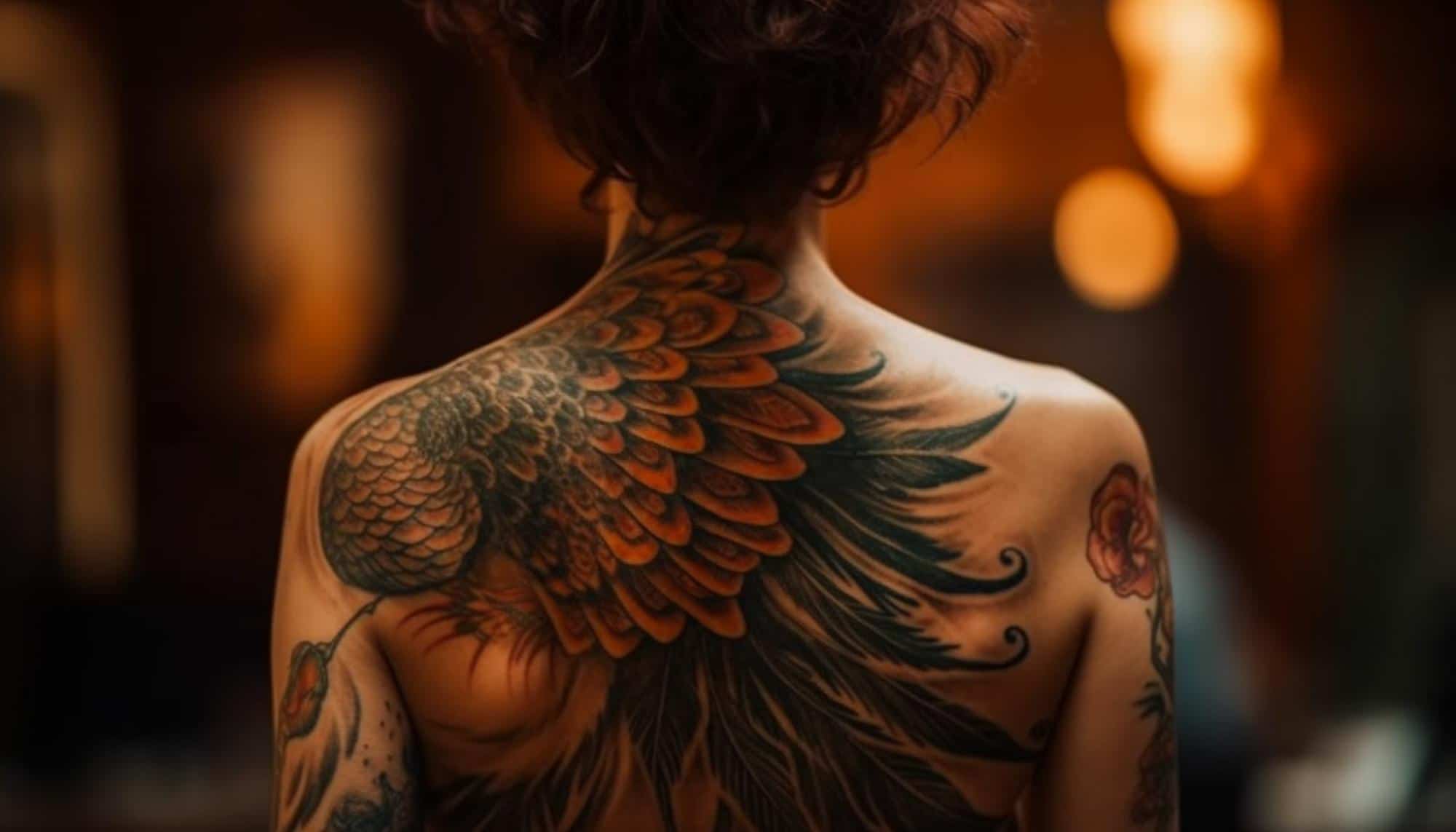 mysterious eagle tattoo
