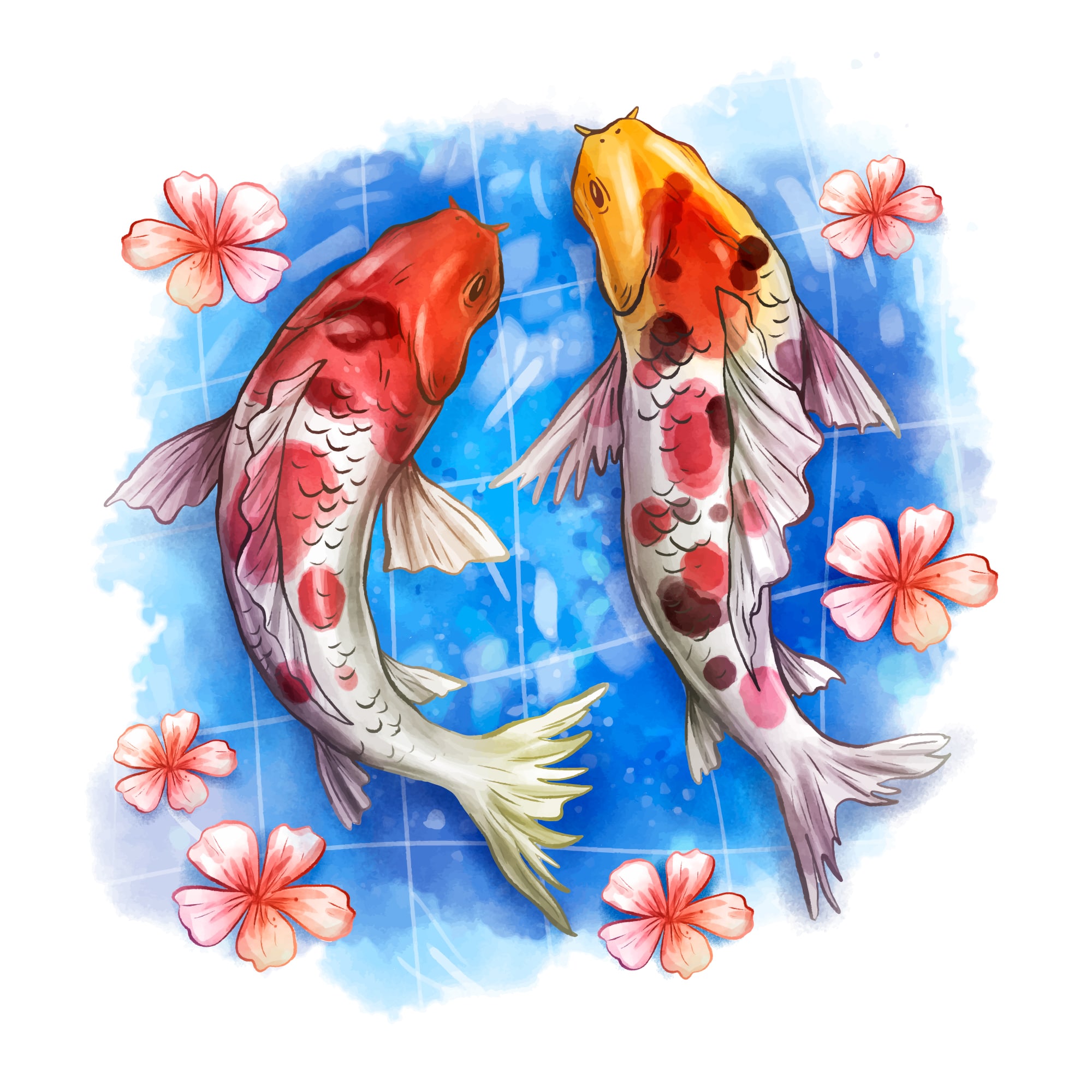 koi Fish tattoos meanings